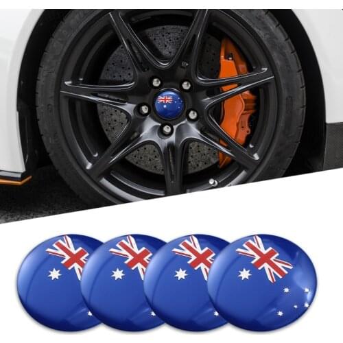 4Pcs 56mm Car Center Hub Cap Wheel Sticker Accessories Car Emblem Badge Decal For Fiat Seat Skoda Honda Jeep Ford Chevrolet