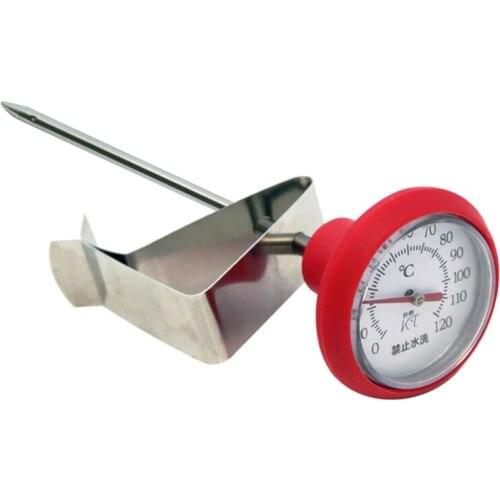 5" Mechanical Meat Thermometer 304 Stainless Steel Probe Food Thermometer for Turkey BBQ Milk