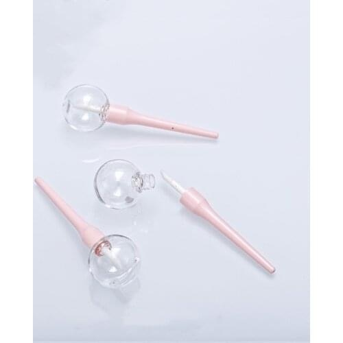 5pcs 6ml Lollipop Light-Bulb Lip Gloss Tube Empty Transparent Plastic Refillable Lip Balm Tube Lipstick Mini Cosmetic Container