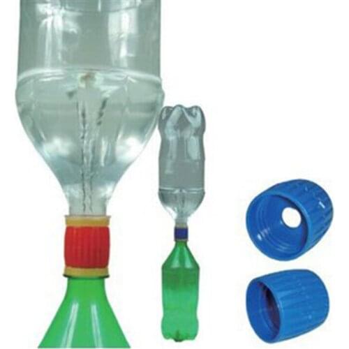 8pcs/lot Cyclone Tube Tornado Connector Water Twist Vortex in a Bottle Kids Magic Science Sensory Experiment Random Colors