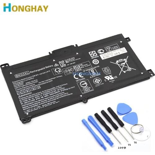 Honghay BK03XL Battery For HP Pavilion X360 14 14m 14-BA033TX 14-ba001ns HSTNN-LB7S HSTNN-UB7G TPN-W125 916366-541 916811-855