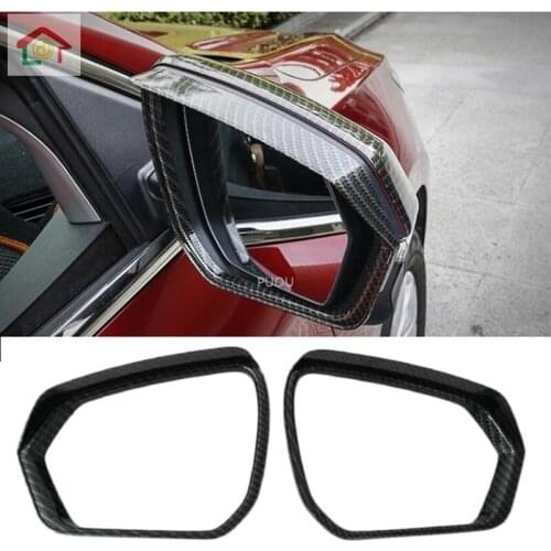 Auto Car Styling Rearview Mirror Rain Eyebrow Reflective Side Mirror Rain Visor Accessories For Chevrolet Equinox 2017 2018