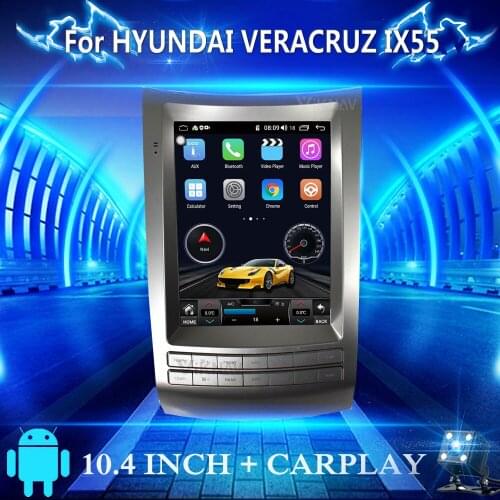 2 Din Tesla Style Car radio for HYUNDAI VERACRUZ IX55Car Stereo multimedia player receiver Recorder