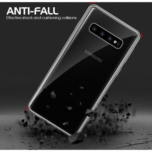 Transparent Soft Silicone TPU Phone Case For Samsung Galaxy S20 S10 Plus S10e S10Plus S10 Lite S20 Ultra Clear Cases Back Cover