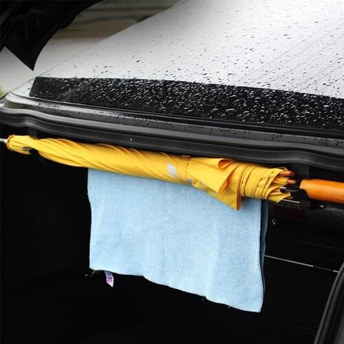 Umbrella Holder Auto Trunk Organizer Car Mounting Bracket Towel Hook for Umbrella Cleaning Cloth Hanging Hook Car Accessories