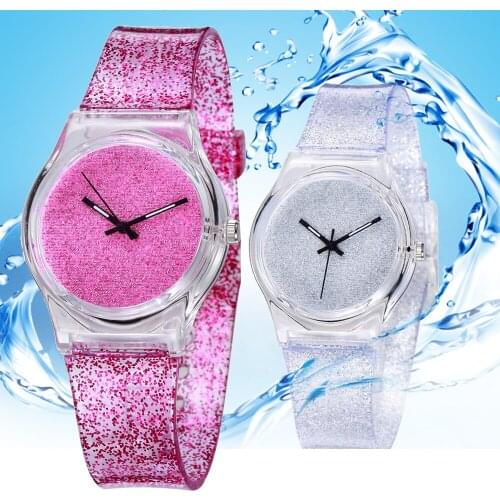 Childrens Quartz Wrist Watche White Bling Watch for Kids Simple Fashion Gift Girls Drop Shipping Cute Ladies Zegarek Dzieciecy