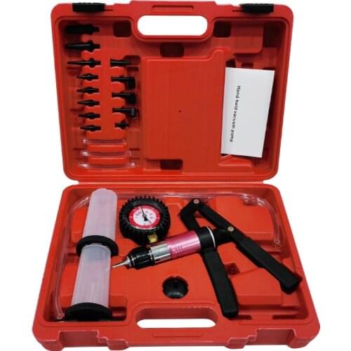 Auto Diagnostic-tool Car Auto Handheld Vacuum Pistol Pump Brake Bleeder Adaptor Fluid Reservoir Oil Tester Tools Kit