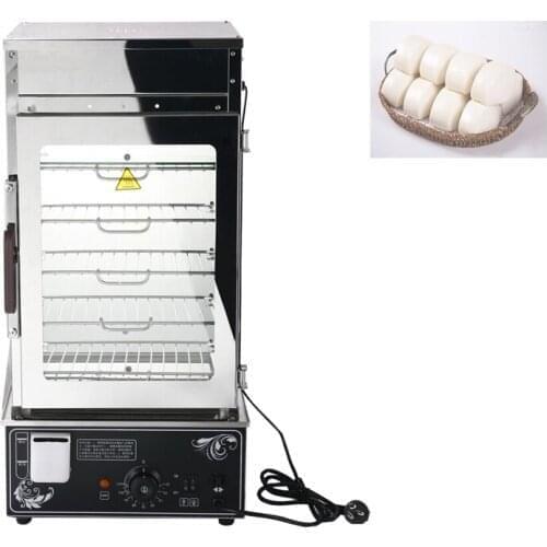 1.2KW electric steamer commercial steam bun steamer stainless steel food holding cabinet