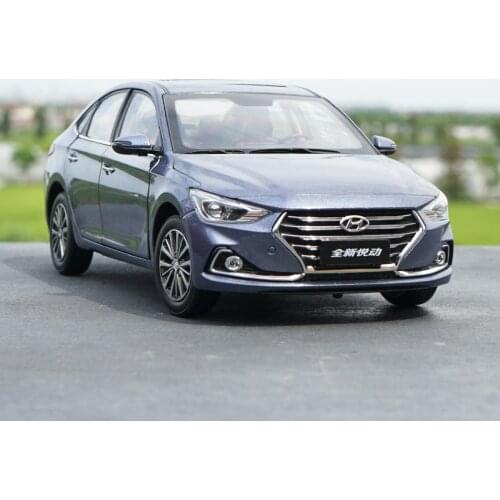 Fantastic blue alloy 1:18 Beijing Elantra CELESTA diecast car model for Birthday gift