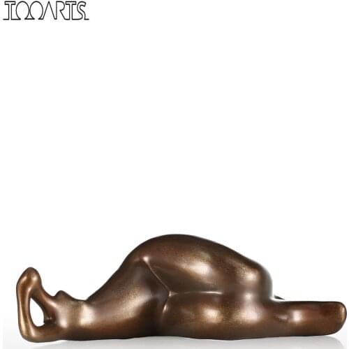 Tooarts Tomfeel Plump Woman Nap Fiberglass Figurine Home Decor Folk Art Original Design Figurine Craft Gift For Home Office