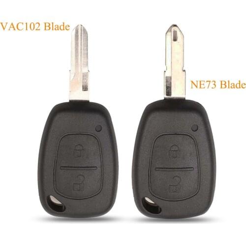 Kutery 10pcs/lot 2 Buttons Replacement Remote Car Key Shell Case Fob For Renault Movano Traffic Vivaro Master Kangoo