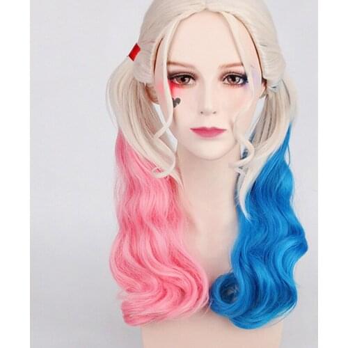 Carnival Halloween Lady Clown Wig Costume Cosplay Party Fancy Dress