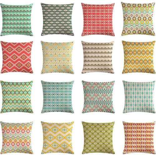 Cartoon Animal Pillowcase 45X45cm Cotton Linen Fox Cushion Cover Children Girl Gift Throw Pillow Cover For Bedroom Decorate