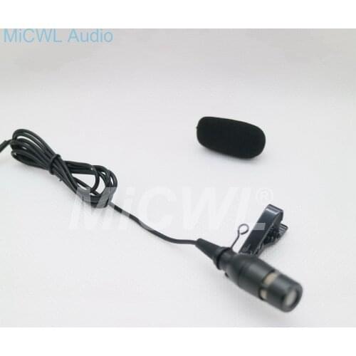 Uni-directional Lavalier Lapel Microphone Collar Clip Tie Condenser Conference Microphon For Sennheiser Shure AKG Audio Technica