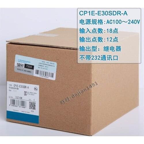Original genuine PLC controller CP1E-E60SDR-A CP1E-E40SDR-A CP1E-E30SDR-A CP1E-E20SDR-A CP1E-E14SDR-A CP1W-ABD21
