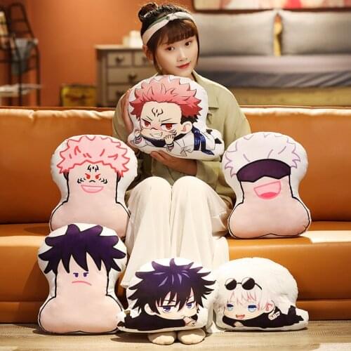 30/35cm Cartoon Anime Conjuration Back to Battle Pillow Plush Toy Stuffed Office Pillow for Girls Home Indoor Sofa Cushion Decor