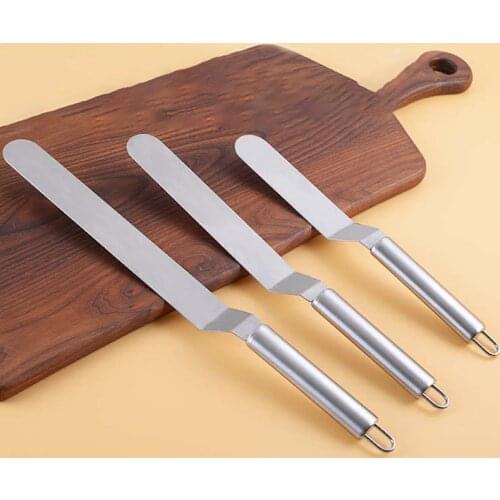 Stainless Steel DIY Cake Handle Cream Spatula Decorating Tools Baking And Pastry Cake Butter Accessories Kitchen Gadgets