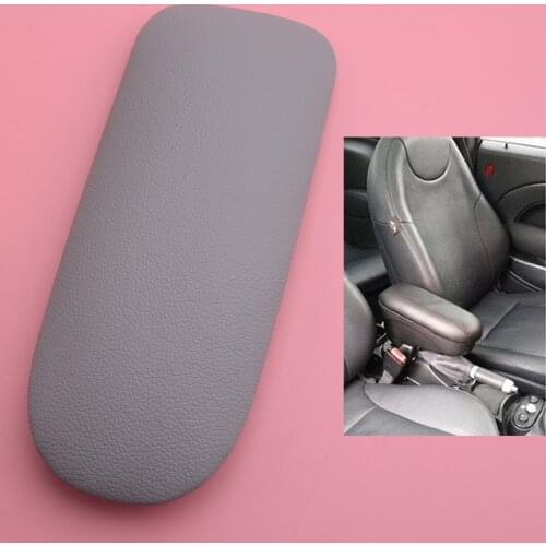Gray Center Console Armrest Storage Box Cover Lid Pad 51166954297 Fit For BMW Mini Cooper 2002 2003 2004 2005 2006 2007 2008