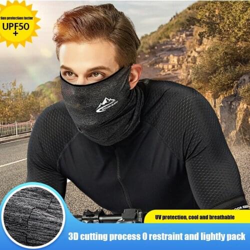 Warm winter Black Bandana Head Cover Neck Headband Cycling Fishing Balaclava Mask Scarf Multifunctional Outdoor Headwear