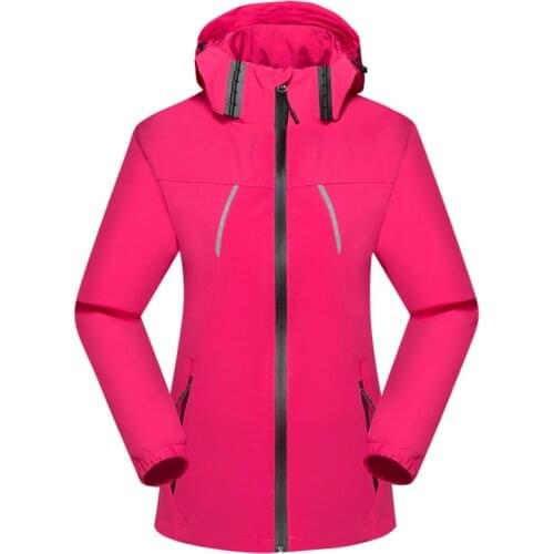 The Windproof Hiking Jacket Four Seasons Mountaineering Multi-Function Jacket Outdoors Spring Autumn Men Women Thin