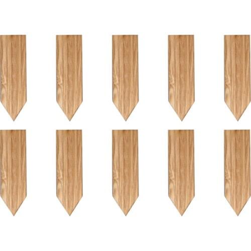 Plant Tags Garden Markers Eco-Friendly Vegetables Flowers Wooden Bamboo Labels Gardening Small Things Seed Potted Herbs T-Type