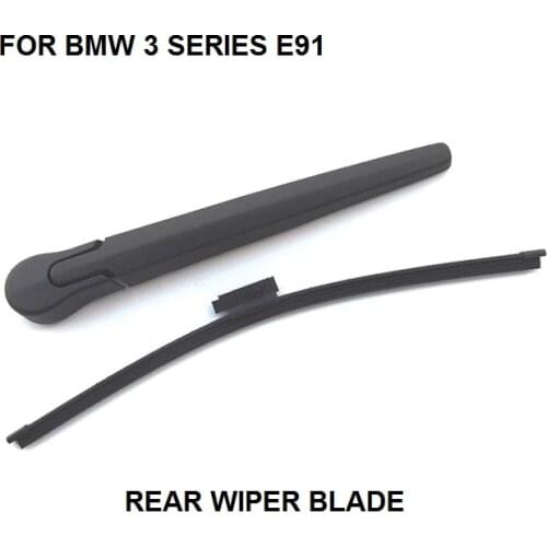 05-13 REAR WIPER BLADE COMPLETE SET FOR BMW 3 SERIES E91 REAR WINDSCREEN WIPER ARM AND BLADE SET BRAND NEW
