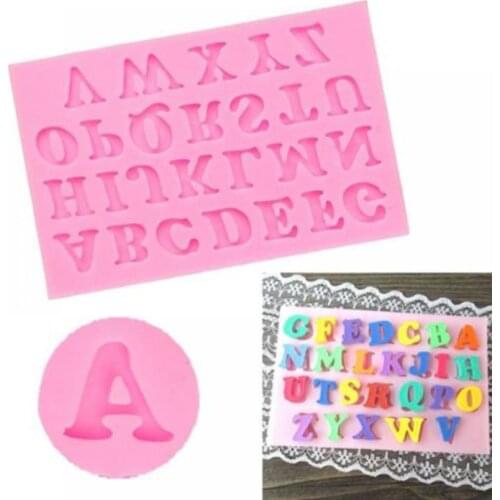 Sugarcraft Letter/Number silicone mold fondant mold cake decorating tools chocolate mold Kitchen baking mould