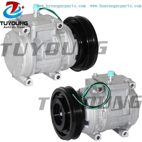 10PA15C compressor de ar condicionado de carro for Daewoo Excavator 130 2208-6013B 22086013B 2208-60-13B