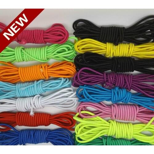 25 yard/lot 2mm circular elastic rope stretchable rubber band DIY accessories