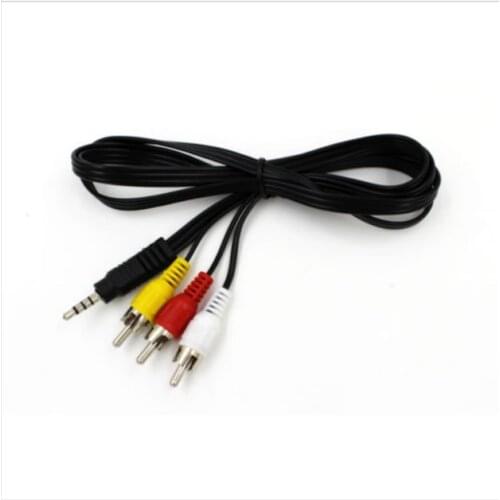 3.5mm to 3 RCA Audio Video Camcorde AV Cable for JVC Samsung Mini DV to TV HDTV