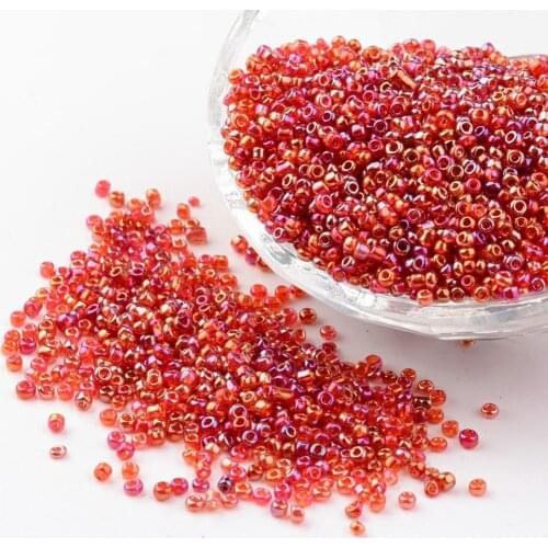 3306pcs/50g Glass Seed Beads Spacer Rainbow Beads for DIY Jewelry Making Bracelet Necklaces 2mm