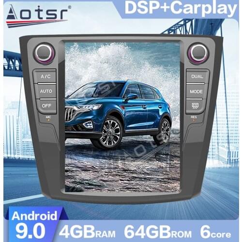 AOTSR DSP Android 9.0 Tesla style PX6 Vertical screen Car GPS Navigation For Renault Kadjar 2016-2018 Multimedia Carplay