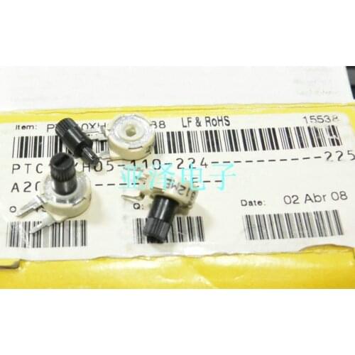 [YK] 100% imported Original potentiometer PT10-2M2 vertical hexagonal hole with handle switch