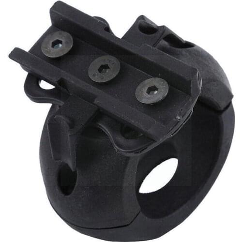 Helmet Light Mount Tactical Helmet Side Rail Clamp Headlight Holder Mount Adaptor Cycling Flashlight Clip For Gopro Bracket R0P5