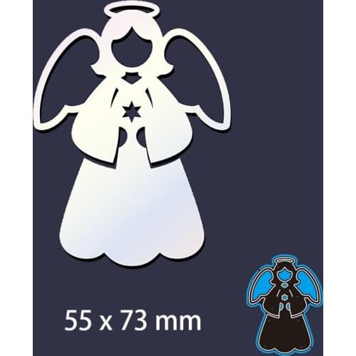 Metal Cutting Dies Angel Holding the Stars New Scrapbook Decoration Template Embossing DIY Paper Card Craft