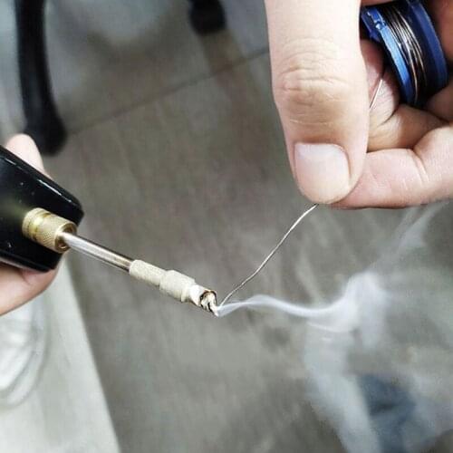 20-100W Electric Soldering iron Tip Replaceable Solder iron Tip Welding Tools Cutter head Horseshoe Pointed Golden