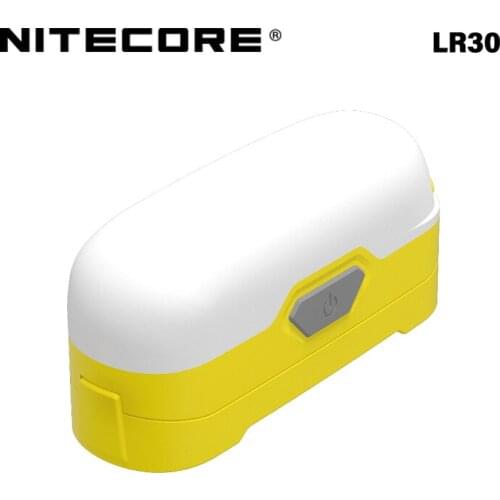 NITECORE LR30 205 Lumens HIGH CRI LEDx6 Outdoor Flashlight Lantern Photography White/Red Dual Light Sources