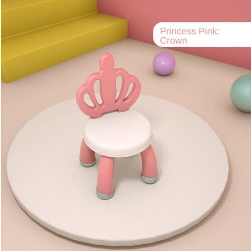 New childrens plastic thickened stool baby kindergarten cartoon dining chair anti slip household bench kids cute seat