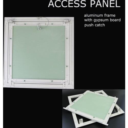Access Doors Aluminum Alloy Gypsum Board Inspection Door For Toilet And Sewer Line Or Downcomer Check Hole With Plasterboard