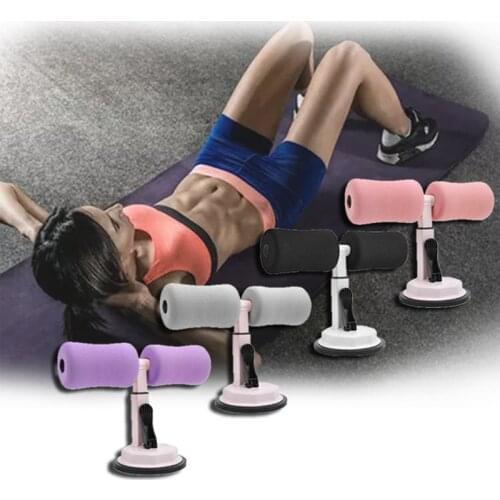 Adjustable Sit-up Bar Floor Assistant Abdominal Exercise Stand Ankle Support Trainer Workout Equipment for Home Gym Fitness Gear