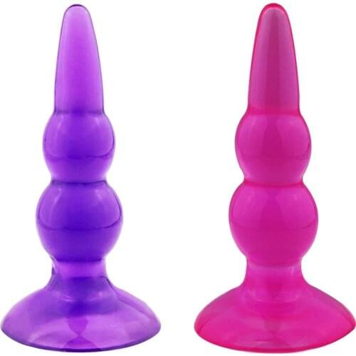 Silicone Anal Plug Jelly Butt Plug Dildo G-Spot Prostate Massager Suction Cup Adult Sex Toys For Woman Men Gay Erotic Products
