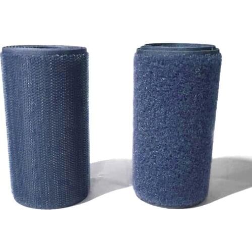 10cm Width blue velcros no adhesive hook loop fastener tape for sewing magic tape sticker velcroing strap couture strip