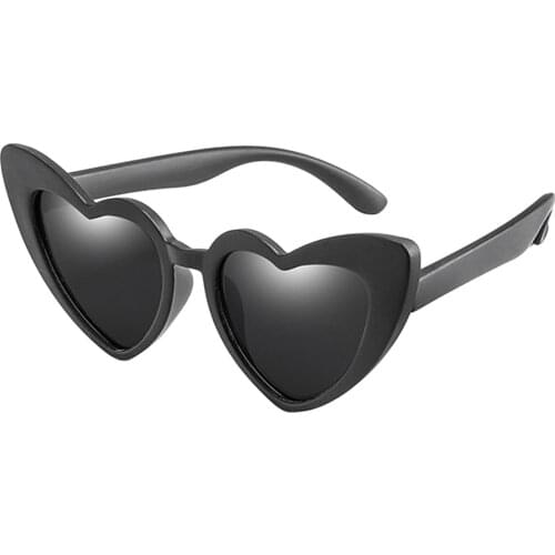 Sunglasses Kids Fashion Heart Shape Goggles Glasses UV 400 Protection Outdoor Beach Party Street Beat Eyewear Sun Glasses