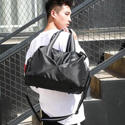 Fitness Sports Gym Bag with Shoes Compartment and Wet Pocket Waterproof Small Travel Bag for Men and Women