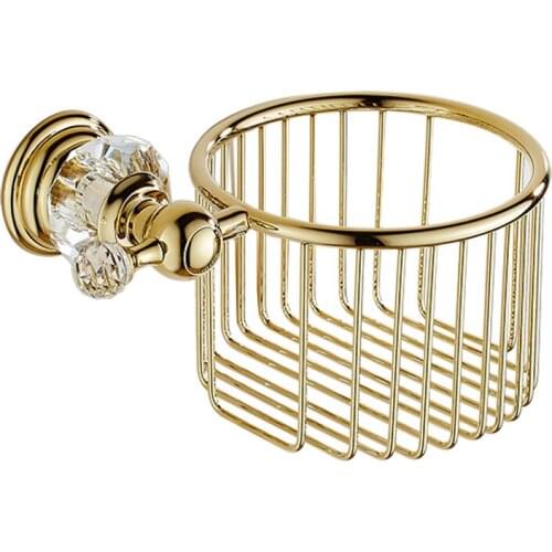 Bathroom Copper Reticular Toilet Paper Holder Wall Mount Bath Antique Brass Finish Roll Paper Tissure Rack Tissue Box Lo120