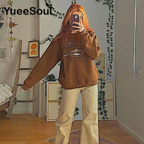 Женские толстовки с надписями Yueesoul China At AliExpress