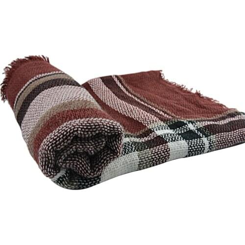 Women Winter Scarf Women cashmere Scarf And Shawl Womens Chick Blanket Scarf Warm Blanket Thick Winter Scarf Tartan Chunky Wrap