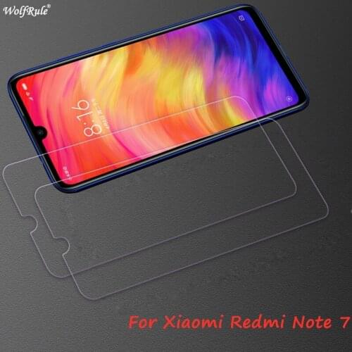 2PCS Screen Protector For Xiaomi Redmi Note 7 Glass Redmi Note 7 Hardness Protective Film Tempered Glass For Redmi Note 7 Glass