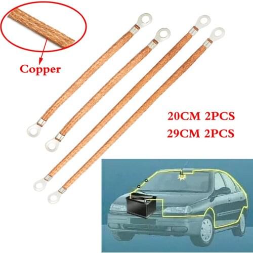 20cm 29cm Engine Ground Strap Cables Connectors Firewall Cars Truck for Cadillac CTS Honda Accord Toyota 4Runner Camry