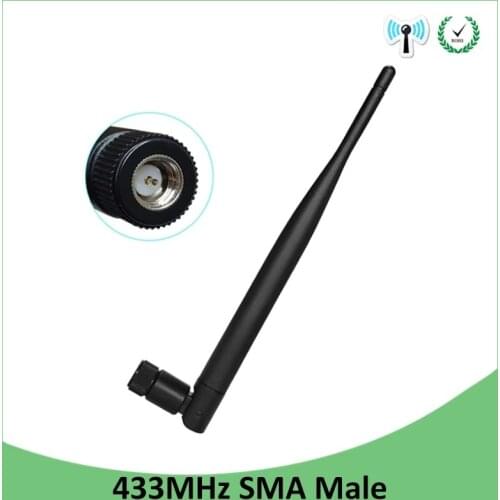 433MHz Antenna 5dbi SMA Male Connector folding 433 mhz IOT antena waterproof directional antenne wireless Receiver for Lorawan